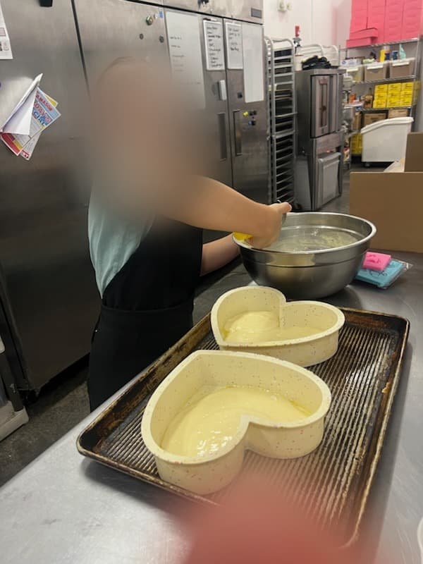 Baking prep at Antonio's Macarons camp