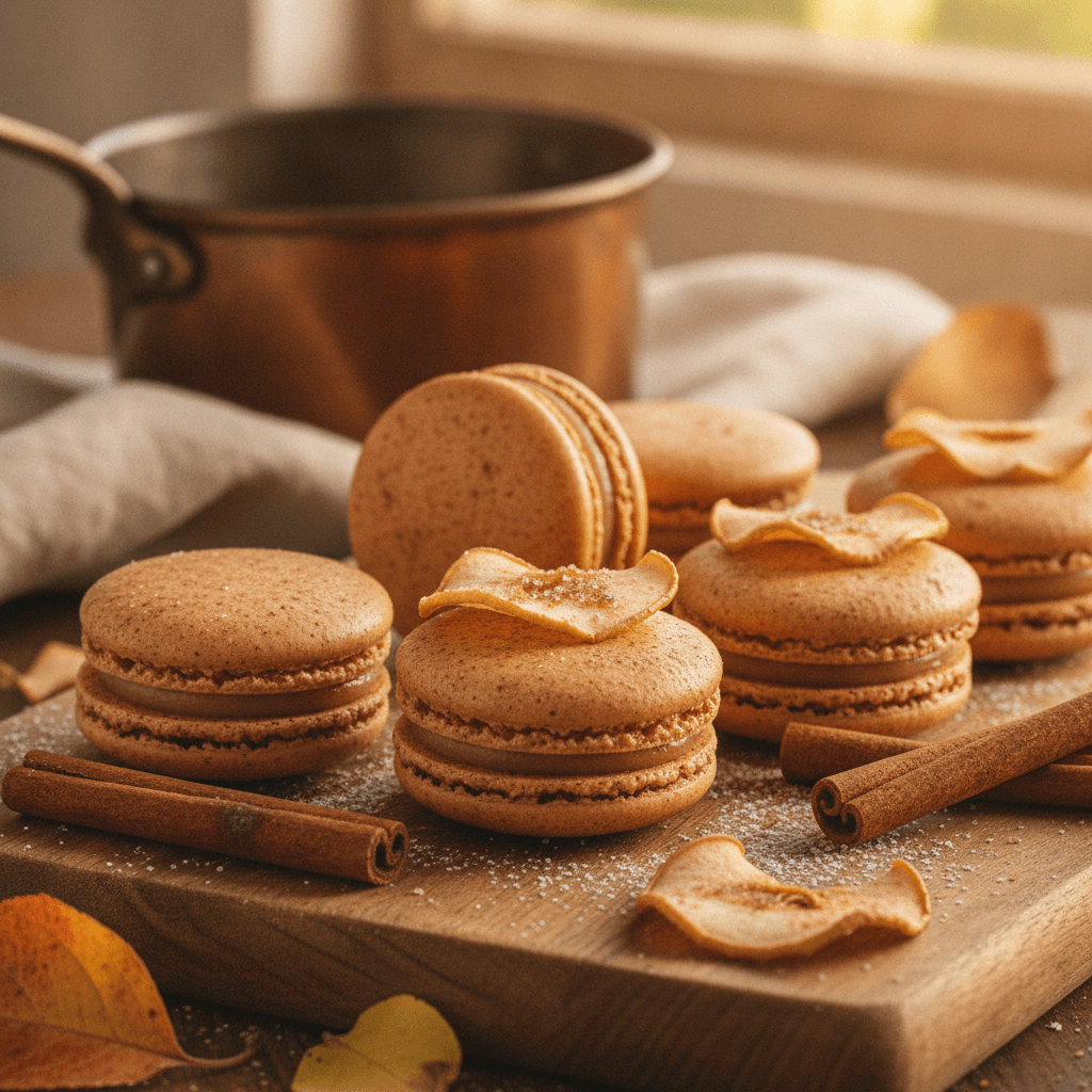 Apple Cinnamon Macarons: The Official Start of Fall Baking