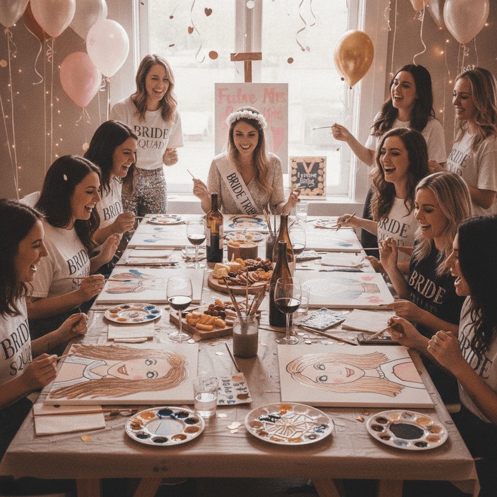 Bachelorette Paint Party: The Planning Guide (From Studios Who Host Them Weekly)