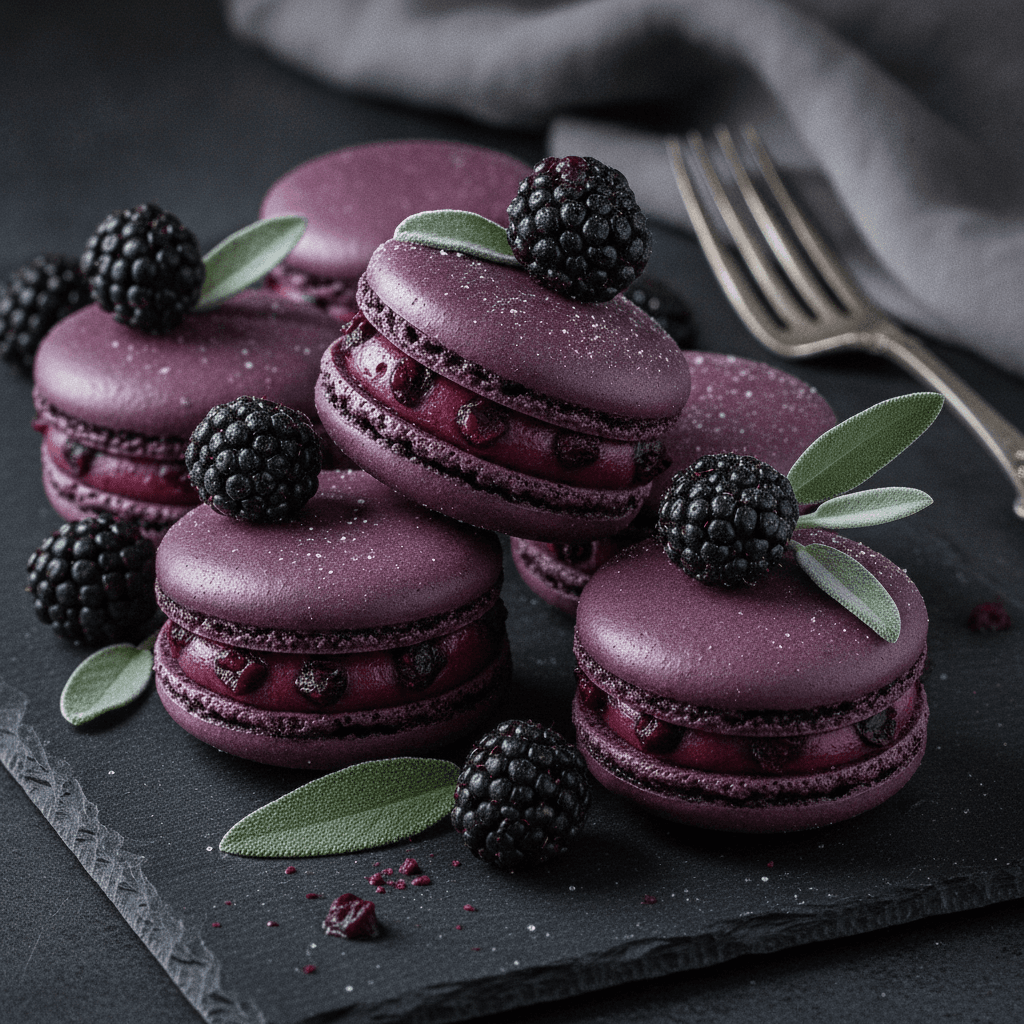 Blackberry Sage Macarons: A Sophisticated Late-July Recipe