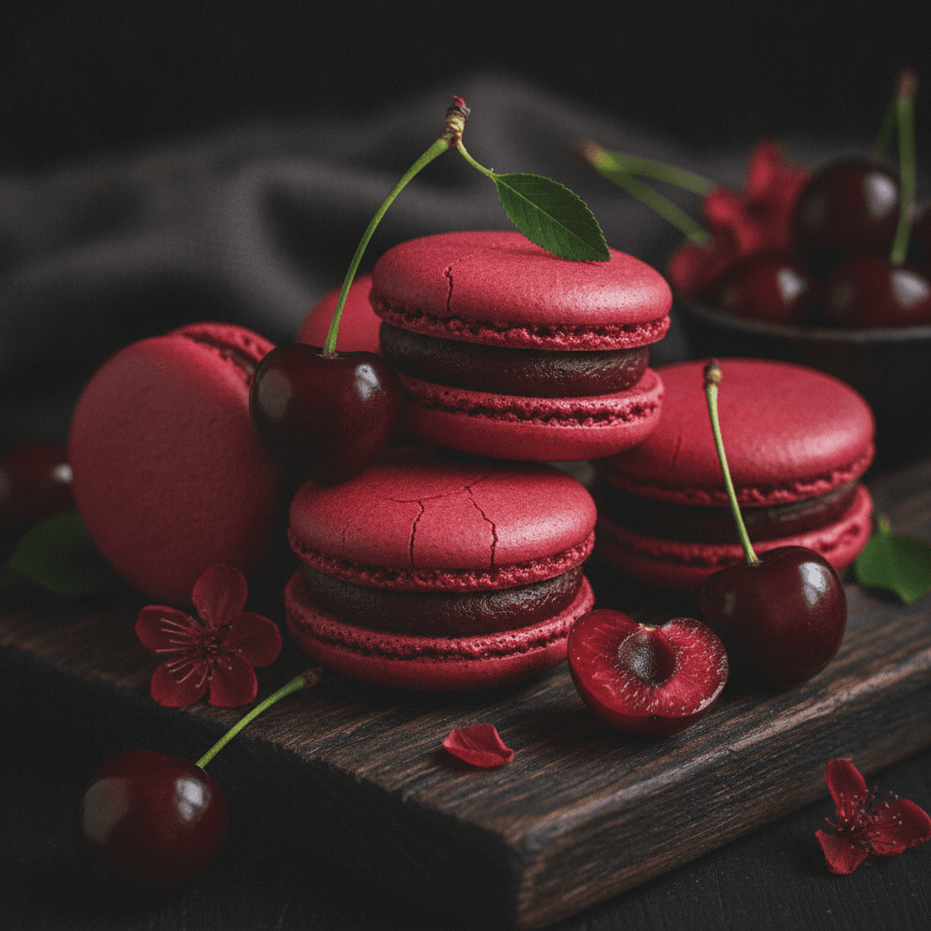 Cherry Macarons: Peak Cherry Season Recipe (Mid-June Through July)