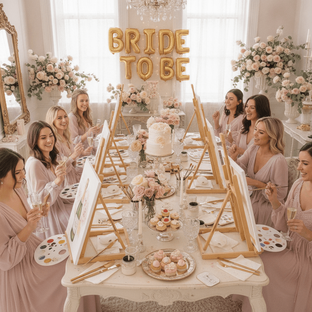 How to Throw a Bridal Shower Paint Party (That's Not the Same Old Brunch)