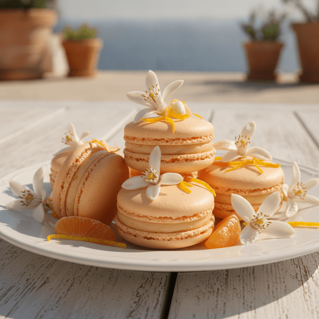 Orange Blossom Macarons: Late May's Floral Finale