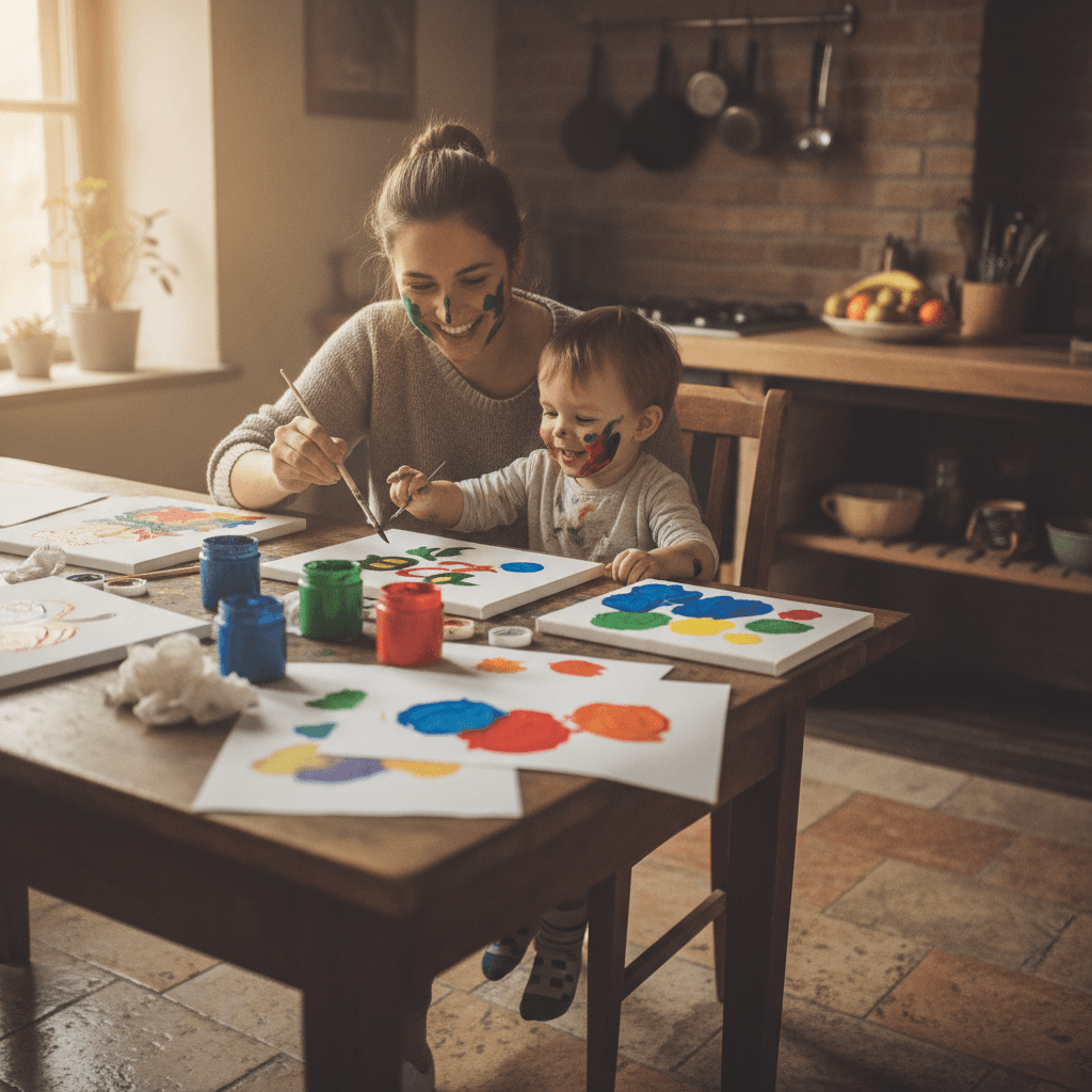 Painting With Your Kids: Age-by-Age Guide to a Shared Hobby