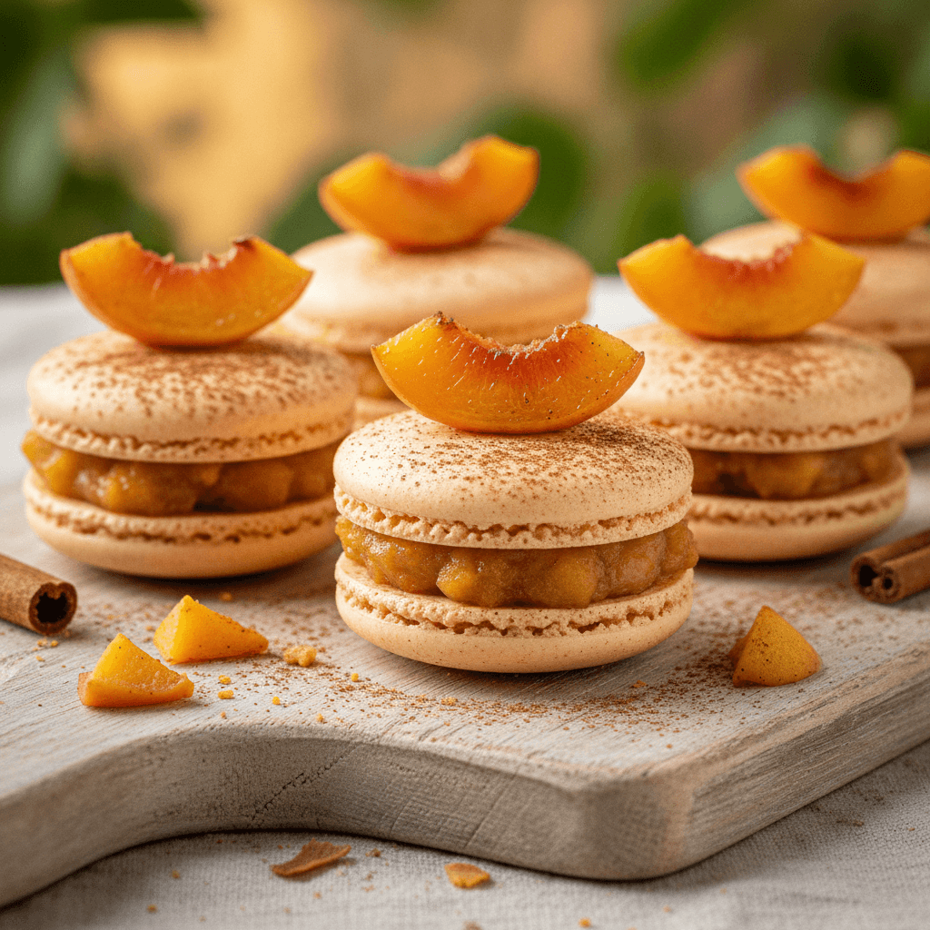 Peach Pie Macarons: The August Grand Finale Recipe