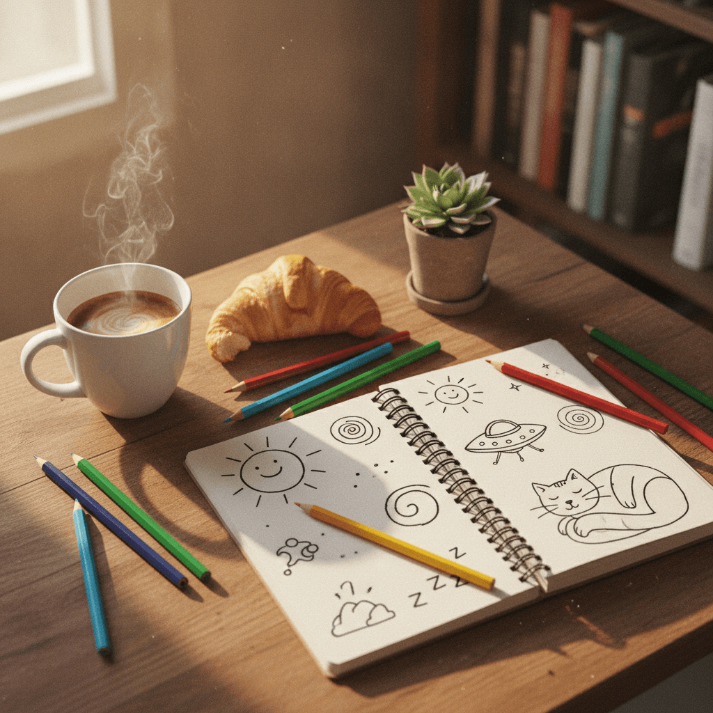 Sketchbook Habit for Overthinkers: How 10 Ugly Minutes a Day Unlocks Creativity
