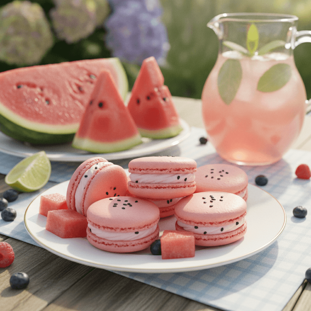 Watermelon Sugar Macarons: The Recipe for July's Peak Summer